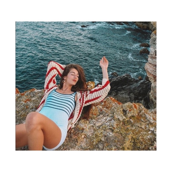 NWT Zara Limitless Contour Striped Playsuit - Picture 3 of 9